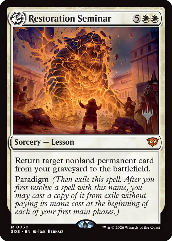 Restoration Seminar - Promo Pack (PSOS)
