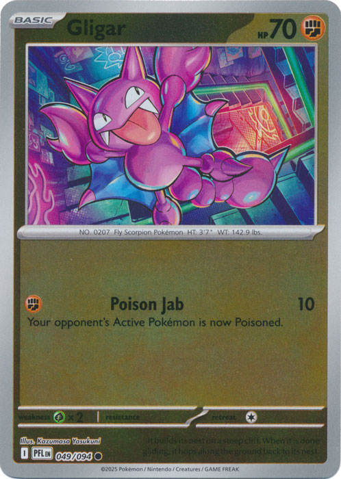 Gligar - 049/094 - Common - Reverse Holo