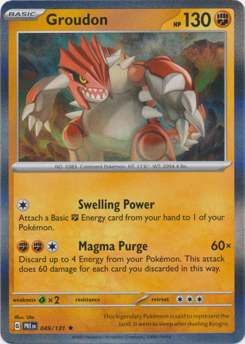 Groudon - 049/131 - Rare