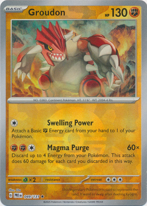 Groudon (Poke Ball Pattern) - 049/131 - Rare