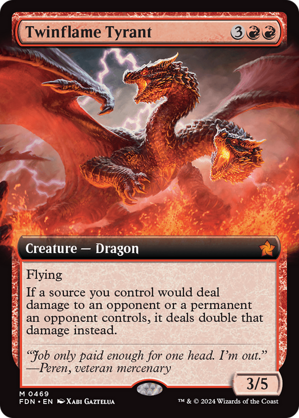 Twinflame Tyrant - Extended Art (FDN)