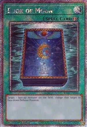 Book of Moon (Platinum Secret Rare) - RA02-EN050 - Platinum Secret Rare - 1st Edition