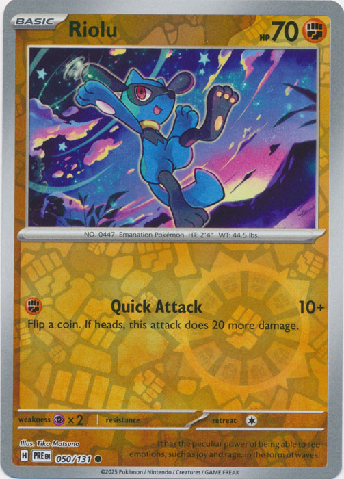 Riolu - 050/131 - Common - Reverse Holo