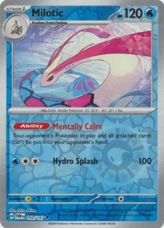 Milotic - 050/167 - Uncommon - Reverse Holo