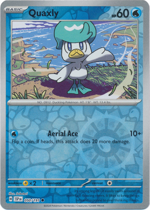 Quaxly - 050/191 - Common - Reverse Holo