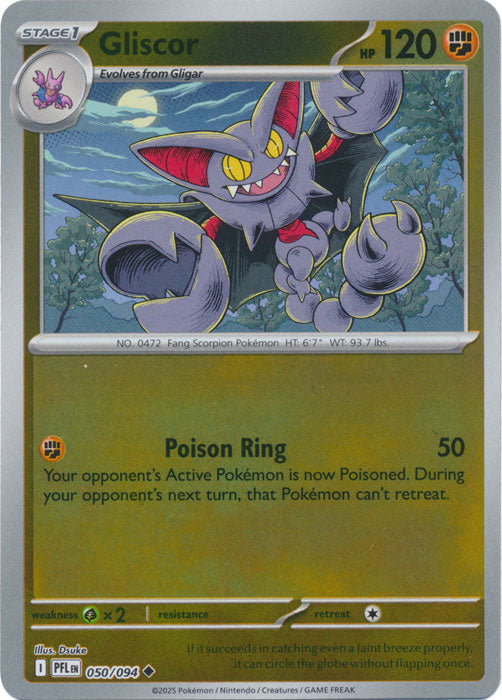 Gliscor - 050/094 - Uncommon - Reverse Holo