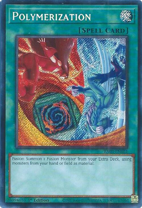 Polymerization (Alternate Art) (Secret Rare) - RA03-EN051 - Secret Rare - 1st Edition