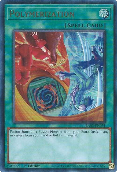 Polymerization (Alternate Art) (UR) - RA03-EN051 - Ultra Rare - 1st Edition