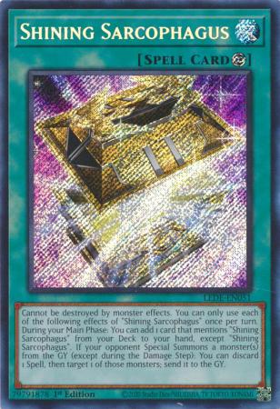 Shining Sarcophagus - LEDE-EN051 - Secret Rare - 1st Edition