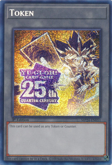 Token (Yugi) - MP24-EN051 - Prismatic Secret Rare - 1st Edition