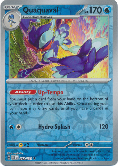 Quaquaval - 052/191 - Uncommon - Reverse Holo