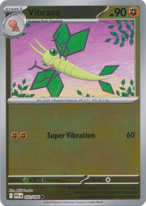 Vibrava - 052/094 - Common - Reverse Holo