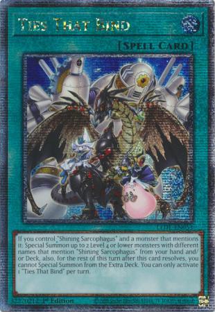 Ties That Bind - LEDE-EN053 - Quarter Century Secret Rare - 1st Edition