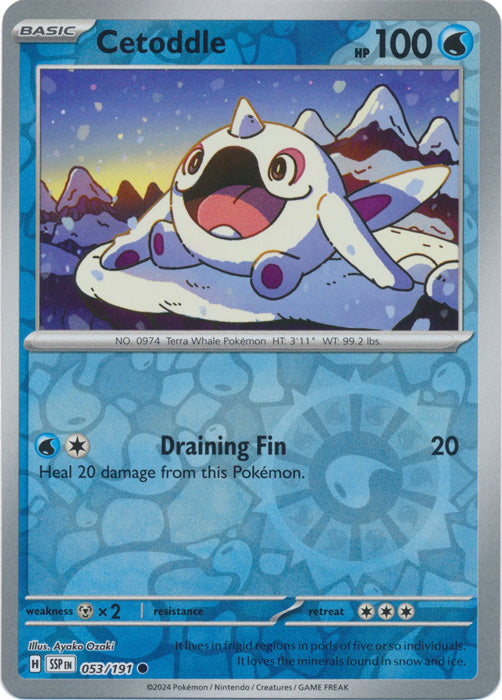 Cetoddle - 053/191 - Common - Reverse Holo