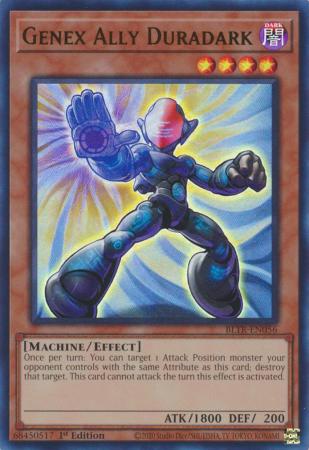 Genex Ally Duradark - BLTR-EN056 - Ultra Rare - 1st Edition