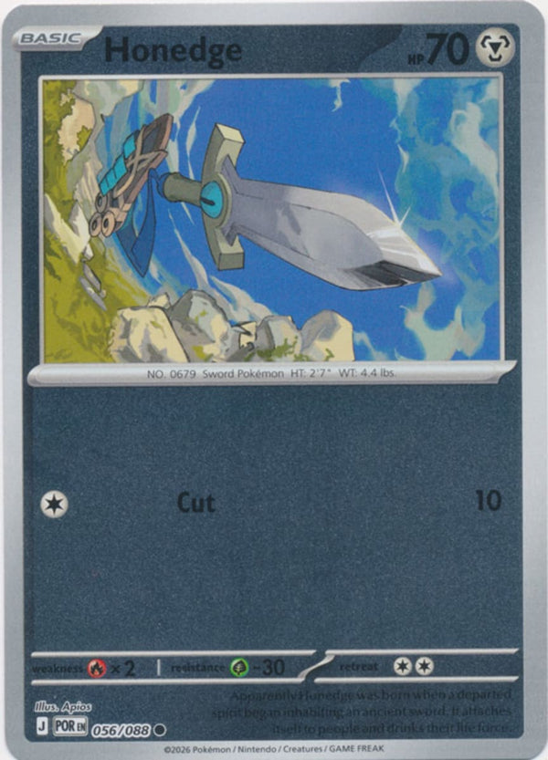 Honedge - 056/088 - Common - Reverse Holo
