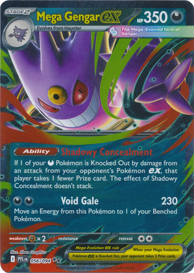 401 Games Canada - Mega Gengar ex - 056/094 - Double Rare