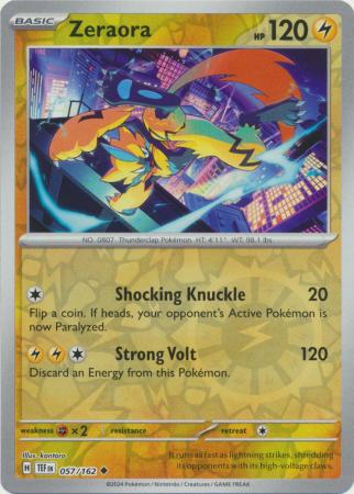 Zeraora - 057/162 - Uncommon - Reverse Holo