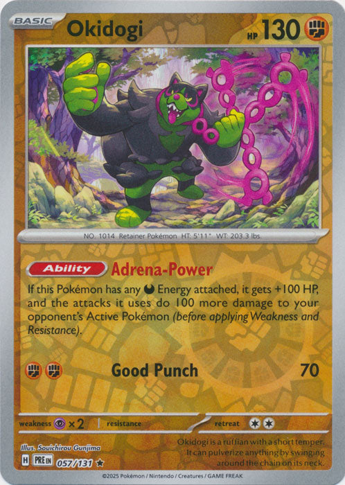 Okidogi - 057/131 - Rare - Reverse Holo