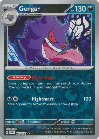 Gengar - 057/091 - Uncommon - Reverse Holo