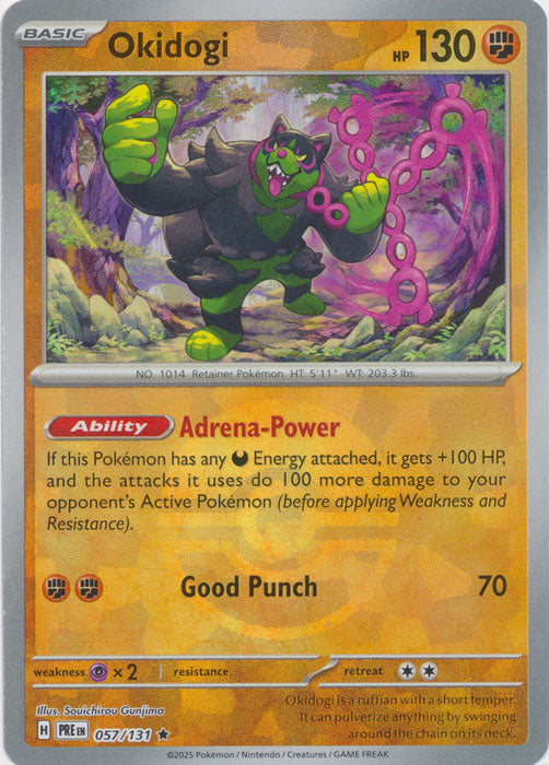 Okidogi (Poke Ball Pattern) - 057/131 - Rare