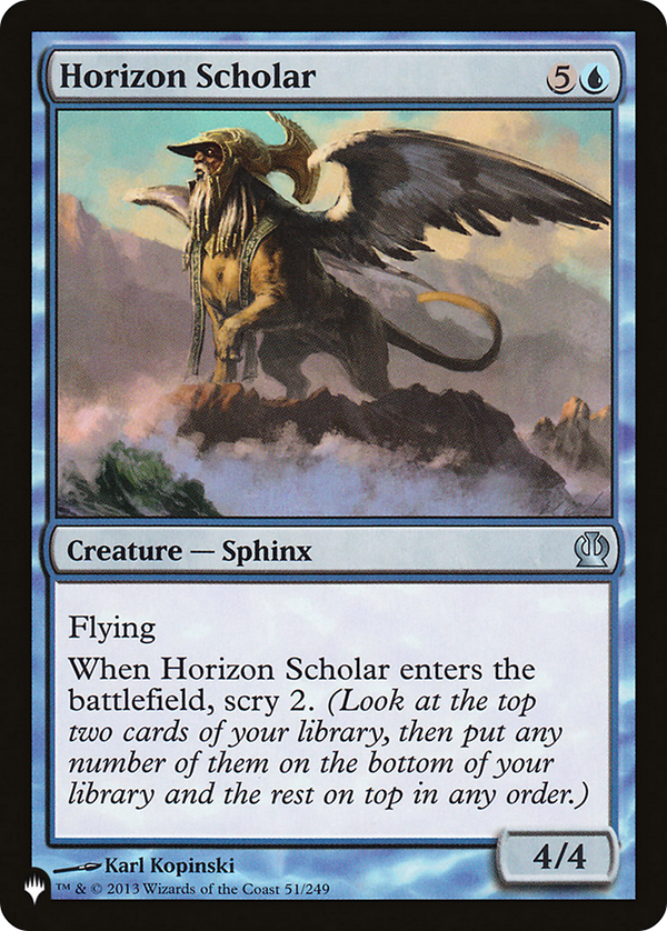 Horizon Scholar - THS Reprint (PLST)