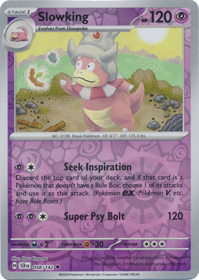 Slowking - 058/142 - Uncommon - Reverse Holo