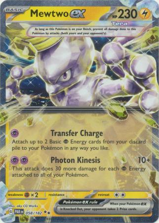 Mewtwo ex - 058/182 - Double Rare available at 401 Games Canada