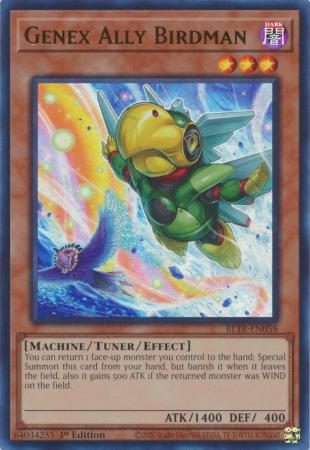 Genex Ally Birdman (Alternate Art) - BLTR-EN058 - Ultra Rare - 1st Edition