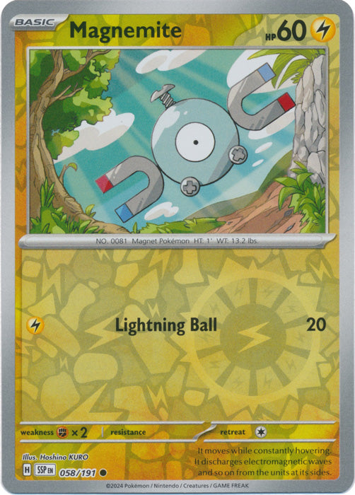 Magnemite - 058/191 - Common - Reverse Holo