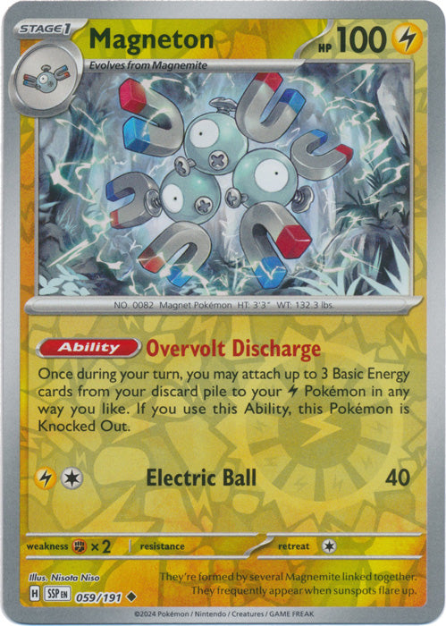 Magneton - 059/191 - Uncommon - Reverse Holo