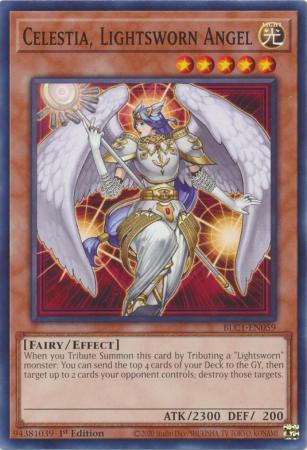 Celestia, Lightsworn Angel - BLC1-EN059 - Common - 1st Edition