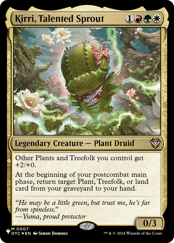 Kirri, Talented Sprout - OTC Reprint (PLST)