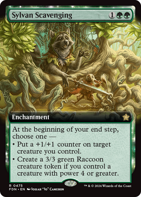 Sylvan Scavenging - Extended Art (FDN)