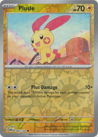 Plusle - 060/182 - Common - Reverse Holo available at 401 Games Canada