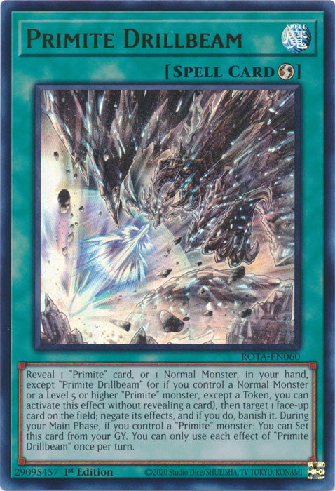 Primite Drillbeam - ROTA-EN060 - Ultra Rare - 1st Edition