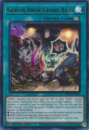 Goblin Biker Grand Bash - PHNI-EN060 - Ultra Rare - 1st Edition