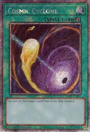 Cosmic Cyclone (Platinum Secret Rare) - RA02-EN061 - Platinum Secret Rare - 1st Edition