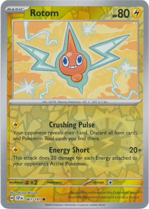 Rotom - 061/191 - Common - Reverse Holo