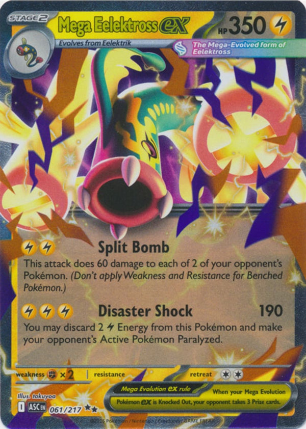 Mega Eelektross ex - 061/217 - Double Rare