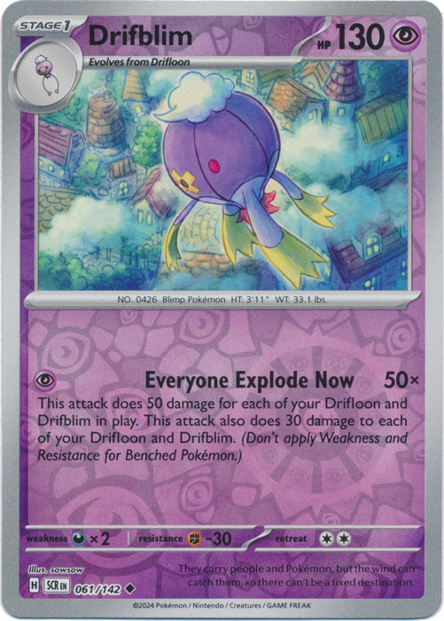 Drifblim - 061/142 - Uncommon - Reverse Holo