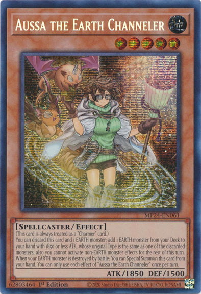 Aussa the Earth Channeler - MP24-EN061 - Prismatic Secret Rare - 1st Edition