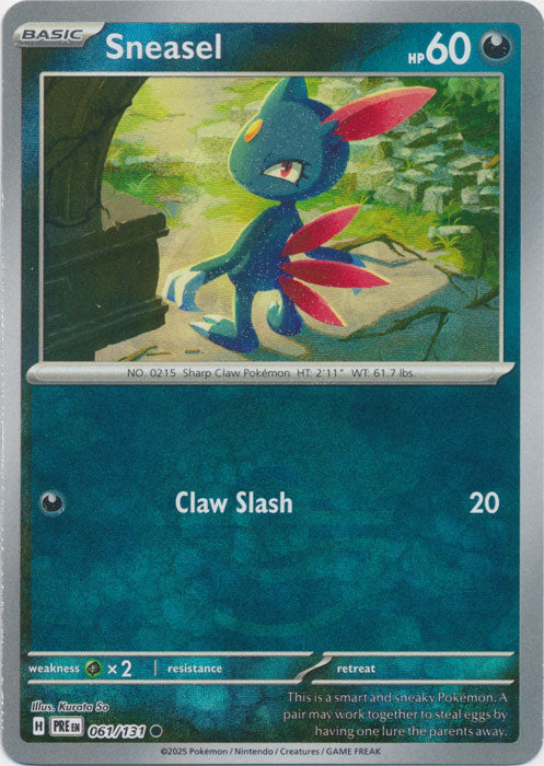 Sneasel (Poke Ball Pattern) - 061/131 - Common