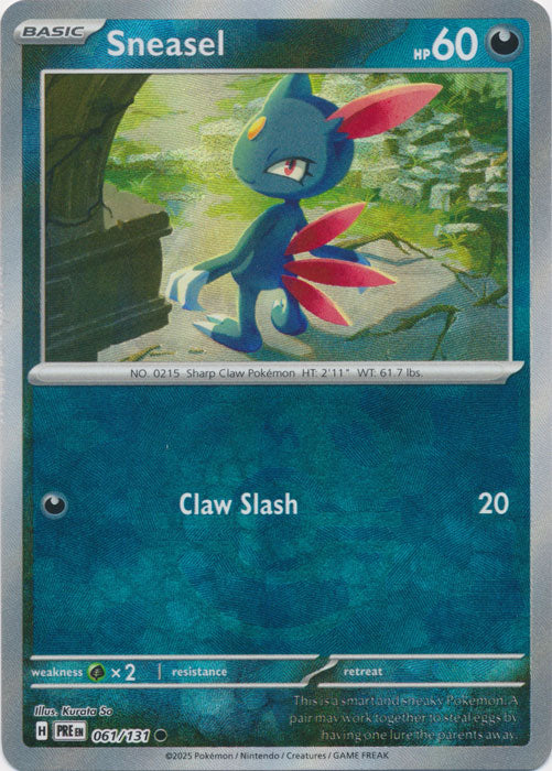 Sneasel (Master Ball Pattern) - 061/131 - Common
