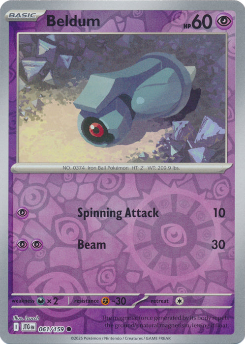 Beldum - 061/159 - Common - Reverse Holo