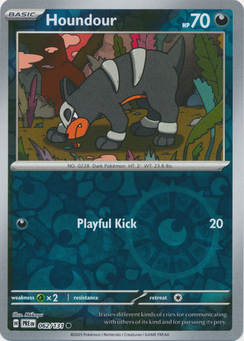 Houndour - 062/131 - Common - Reverse Holo