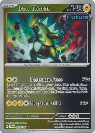 Iron Thorns - 062/162 - Rare - Reverse Holo