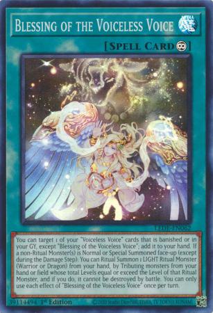 Blessing of the Voiceless Voice - LEDE-EN062 - Super Rare - 1st Edition