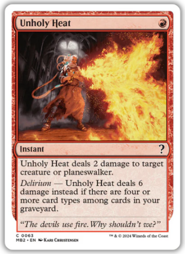 Unholy Heat (MB2)