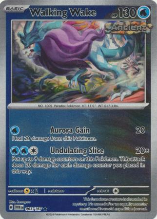 Walking Wake - 063/167 - Rare - Reverse Holo